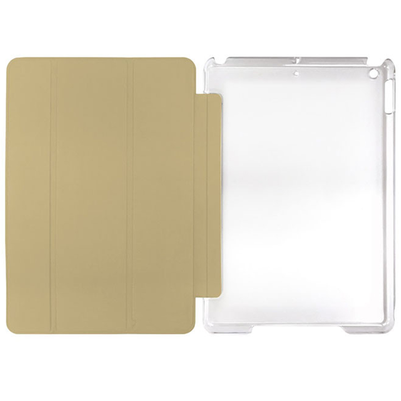 Clear Back Transparent Cover with Pencil Holder & Auto Sleep/Wake for iPad Pro 10.5” 2017 